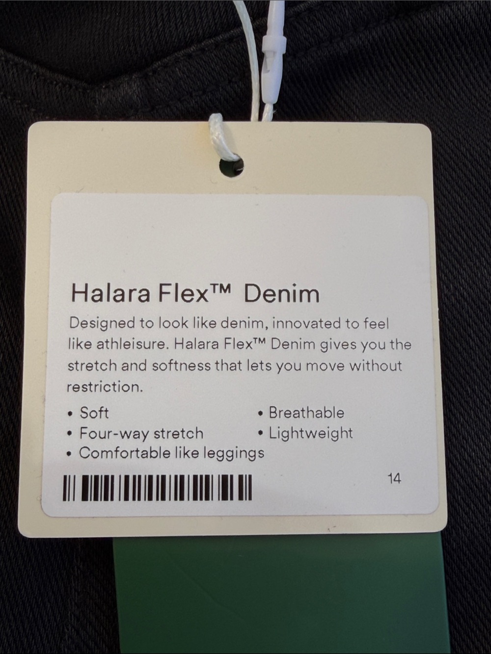 HALARA Flex Women's Crossover High Waist Tummy Control Straight Leg Jean Size M - Picture 8 of 9
